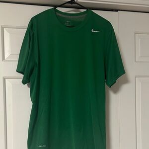Nike Green Dri-FIT Short Sleeve Performance Tee